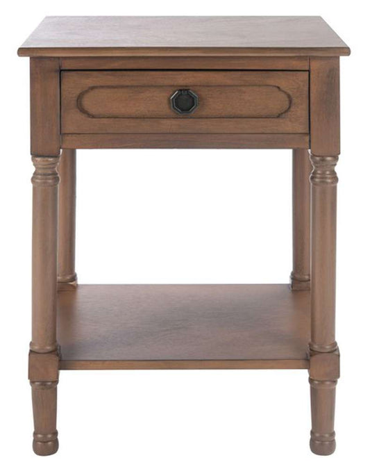 Safavieh - Allura 1Drw Accent Table - Brown - ACC5718C veiw 1