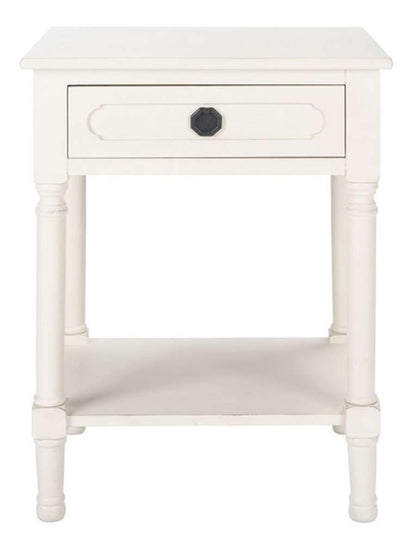 Safavieh - Allura 1Drw Accent Table - Distressed - White - ACC5718A veiw 1