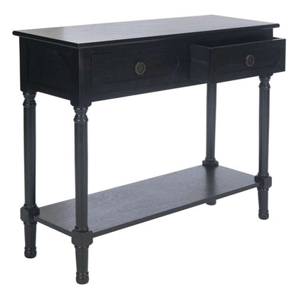 Safavieh - Allura 2Drw Console Table - Black - CNS5725B veiw 4
