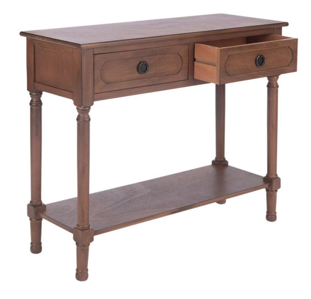 Safavieh - Allura 2Drw Console Table - Brown - CNS5725C veiw 4