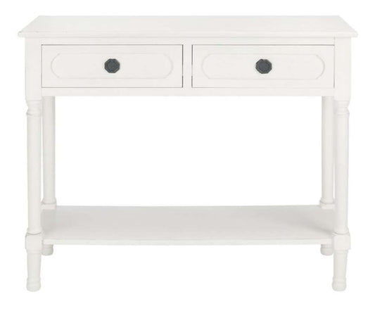 Safavieh - Allura 2Drw Console Table - Distressed - White - CNS5725A veiw 1