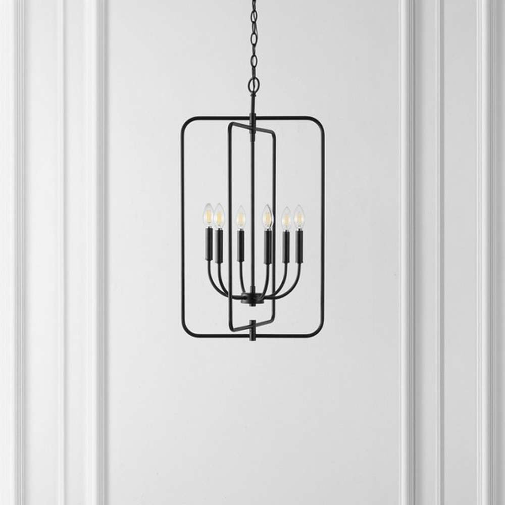 Safavieh - Alto 6Lt 15in Pendant - Black - PND4196A veiw 1