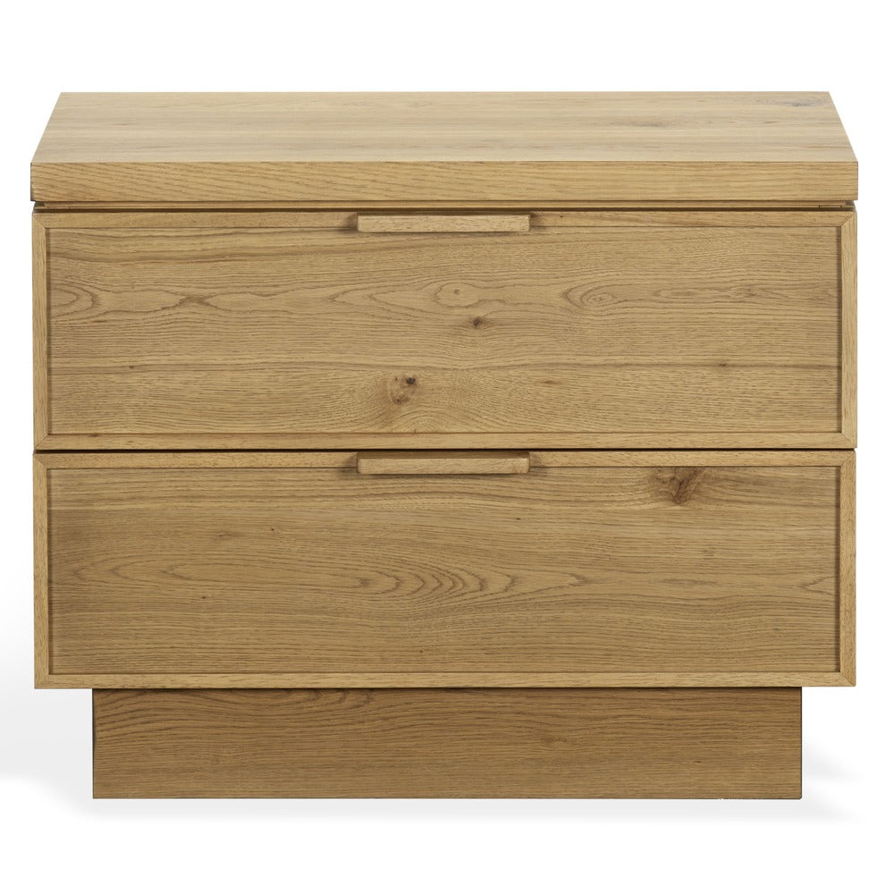 Safavieh - Alysandria Wood Top 2 Drawer Nightstand / Brown Oak - SFV2255B view 1