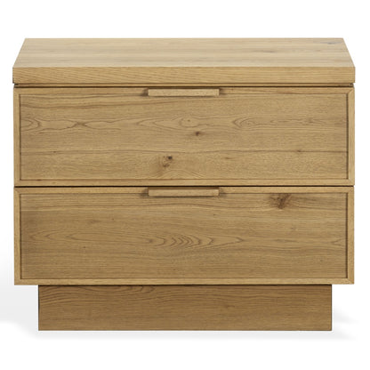Safavieh - Alysandria Wood Top 2 Drawer Nightstand / Brown Oak - SFV2255B view 1
