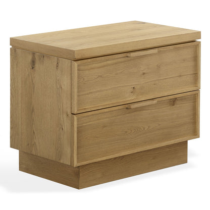 Safavieh - Alysandria Wood Top 2 Drawer Nightstand / Brown Oak - SFV2255B view 3