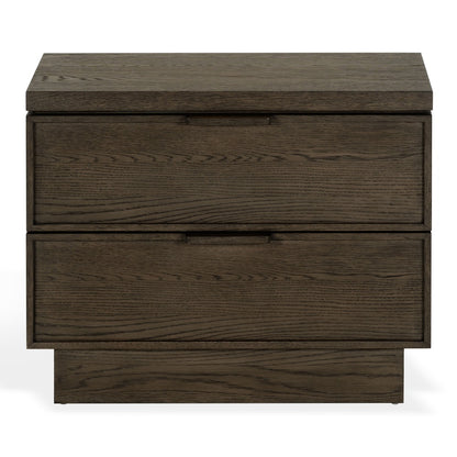 Safavieh - Alysandria Wood Top 2 Drawer Nightstand / Dark Brown Oak - SFV2255A view 1