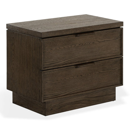 Safavieh - Alysandria Wood Top 2 Drawer Nightstand / Dark Brown Oak - SFV2255A view 3