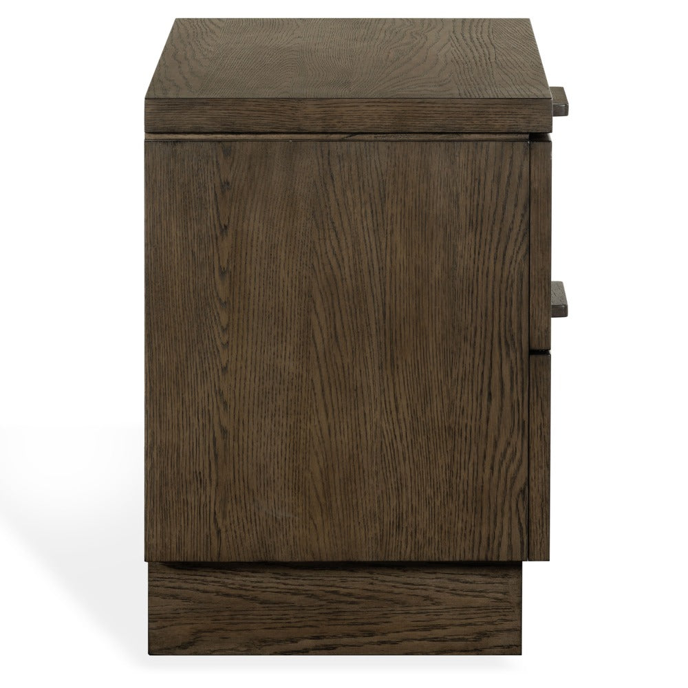 Safavieh - Alysandria Wood Top 2 Drawer Nightstand / Dark Brown Oak - SFV2255A view 4