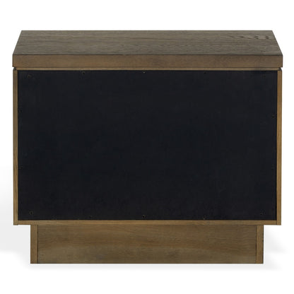 Safavieh - Alysandria Wood Top 2 Drawer Nightstand / Dark Brown Oak - SFV2255A view 5