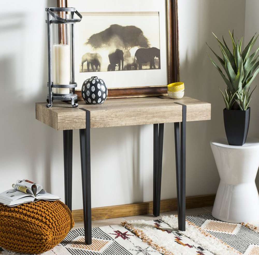Safavieh - Alyssa Console Table - Multi - Brown - CNS7000A veiw 3