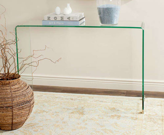 Safavieh - Ambler Glass Console Table - Clear - FOX6012A veiw 2