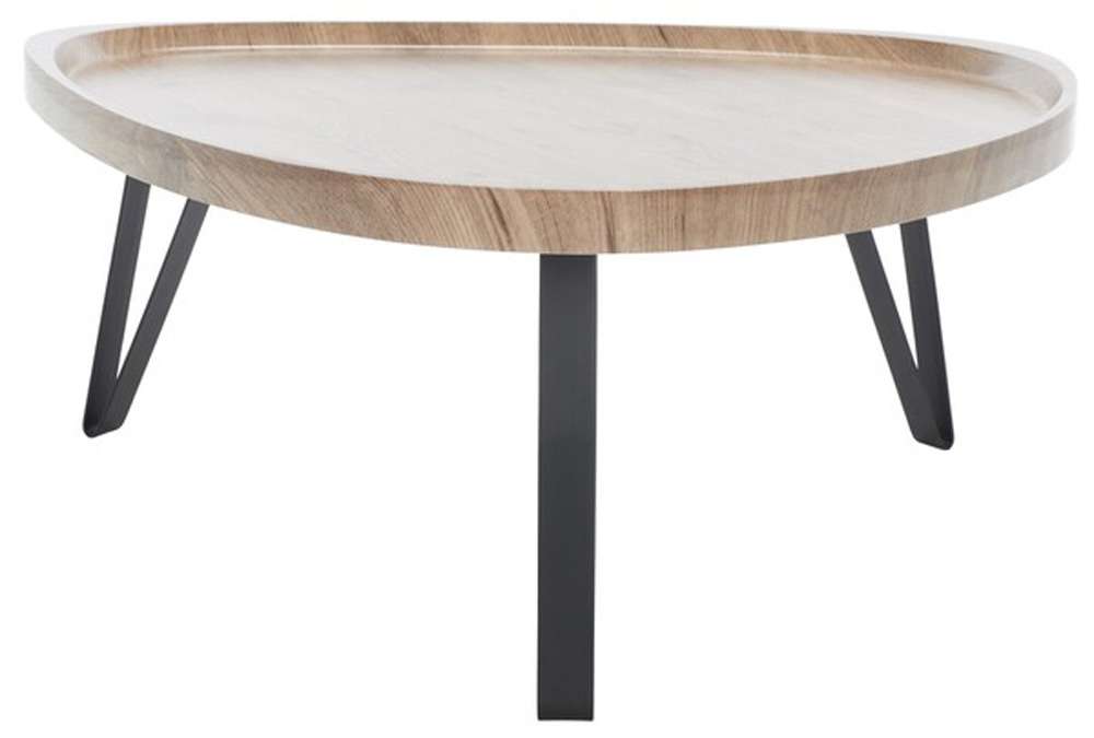 Safavieh - Amira Coffee Table - Oak - Black - COF4214A veiw 1