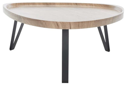 Safavieh - Amira Coffee Table - Oak - Black - COF4214A veiw 1