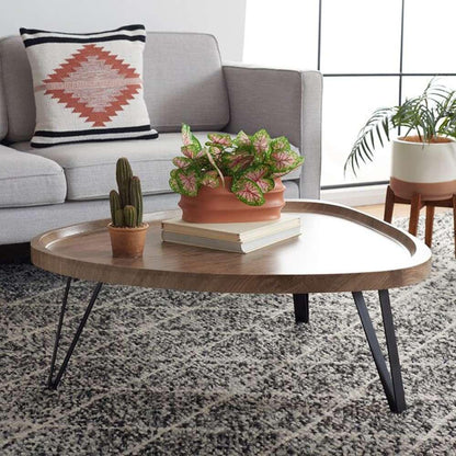 Safavieh - Amira Coffee Table - Oak - Black - COF4214A veiw 2
