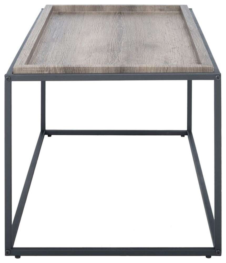 Safavieh - Andey Coffee Table - Brown - Black - COF2001A veiw 3