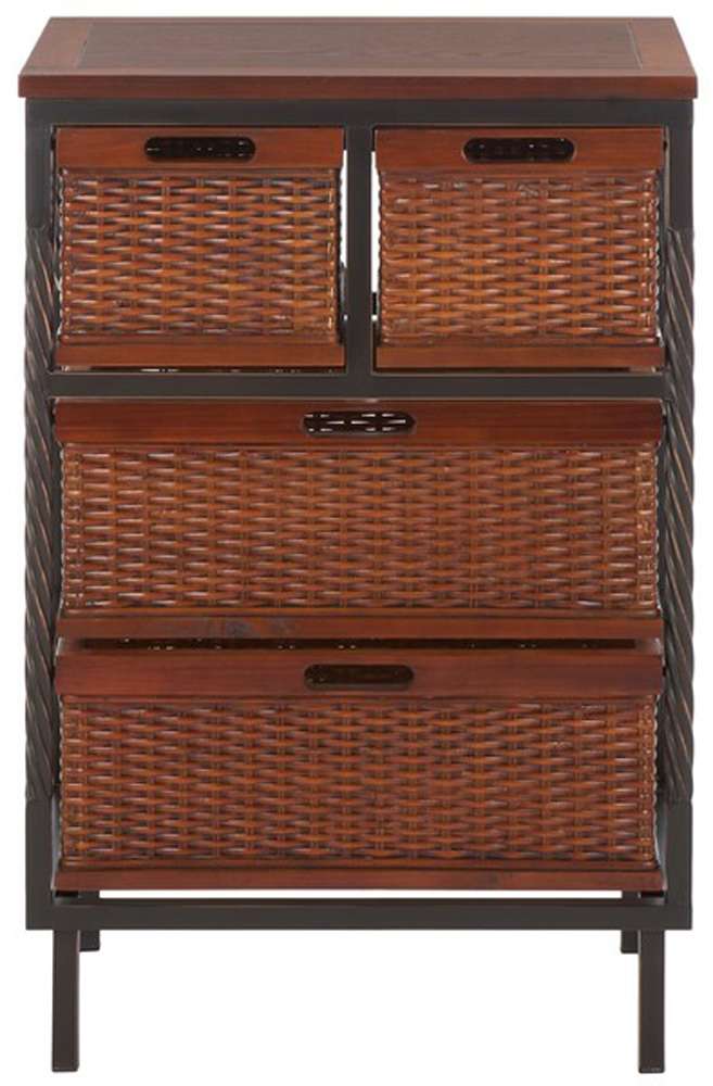 Safavieh - Andrew Strge Unit - Teak - AMH6511A veiw 1
