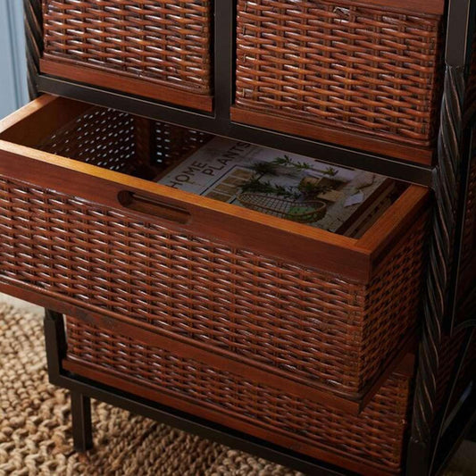 Safavieh - Andrew Strge Unit - Teak - AMH6511A veiw 2