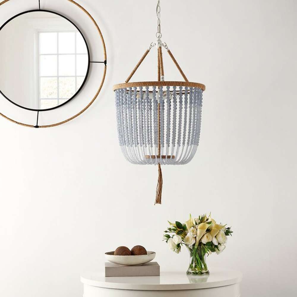 Safavieh - Angie Beads Pendant Lamp - Blue - LIT4476B veiw 1