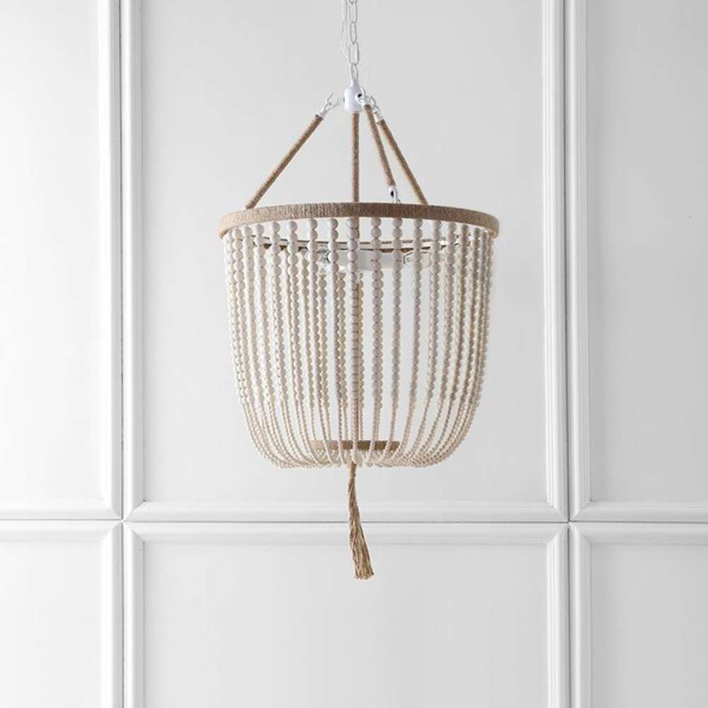 Safavieh - Angie Beads Pendant Lamp - Cream - LIT4476A veiw 1