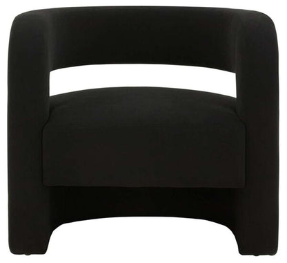 Safavieh - Couture - Anissa Barrel Back Accent Chair - Black - SFV4789C veiw 1