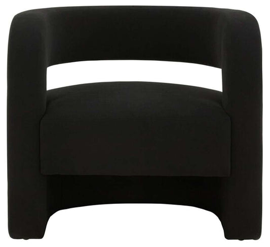 Safavieh - Couture - Anissa Barrel Back Accent Chair - Black - SFV4789C veiw 1