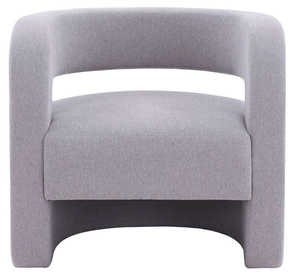 Safavieh - Couture - Anissa Barrel Back Accent Chair - Light Grey - SFV4789B veiw 1
