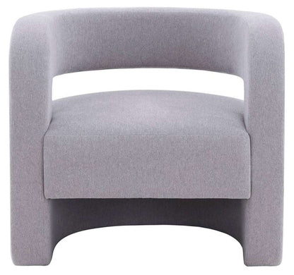 Safavieh - Couture - Anissa Barrel Back Accent Chair - Light Grey - SFV4789B veiw 1