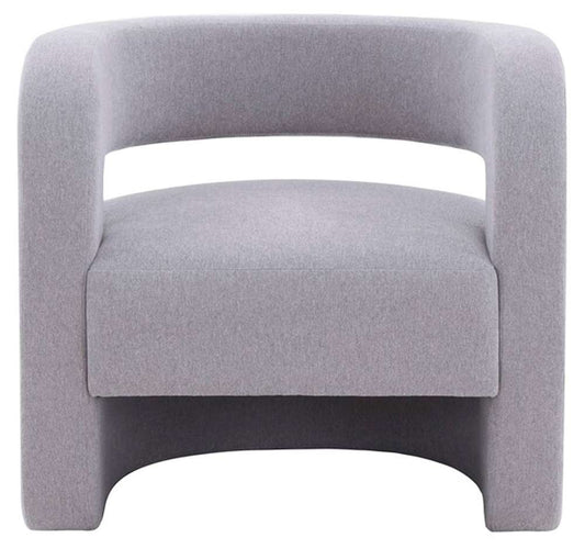 Safavieh - Couture - Anissa Barrel Back Accent Chair - Light Grey - SFV4789B veiw 1