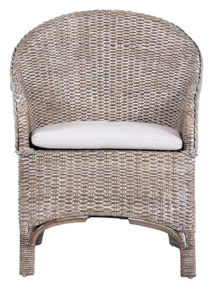 Safavieh - Antonia Accent Chair W/Cushion - White - Grey White Wash - ACH6504A veiw 1
