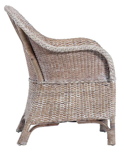Safavieh - Antonia Accent Chair W/Cushion - White - Grey White Wash - ACH6504A veiw 4