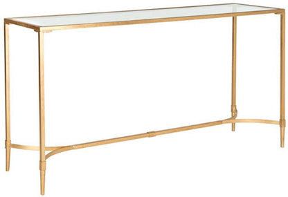 Safavieh - Antwan Console - Gold - Clear - FOX2546A veiw 3
