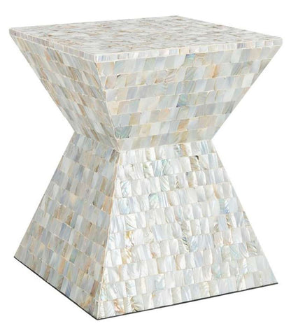 Safavieh - Aquamarine Sq Mosaic Stool - Multi - Blue - TRB1006A veiw 3