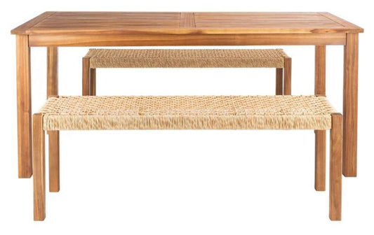Safavieh - Aquina Dining Set - Natural - Natural - PAT7081A veiw 1