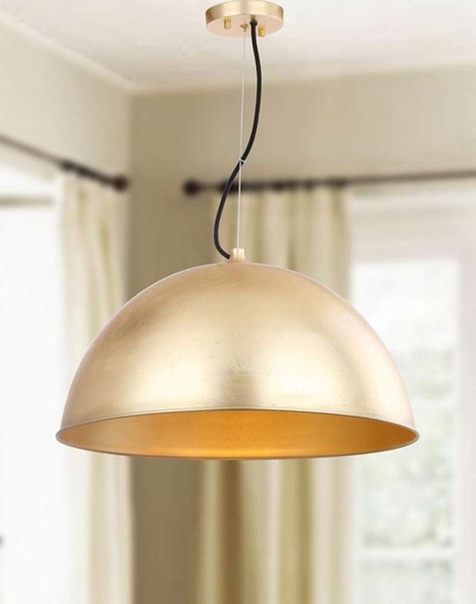 Safavieh - Archer 21 Inch Dome Pendant - Gold - PND4005A veiw 1