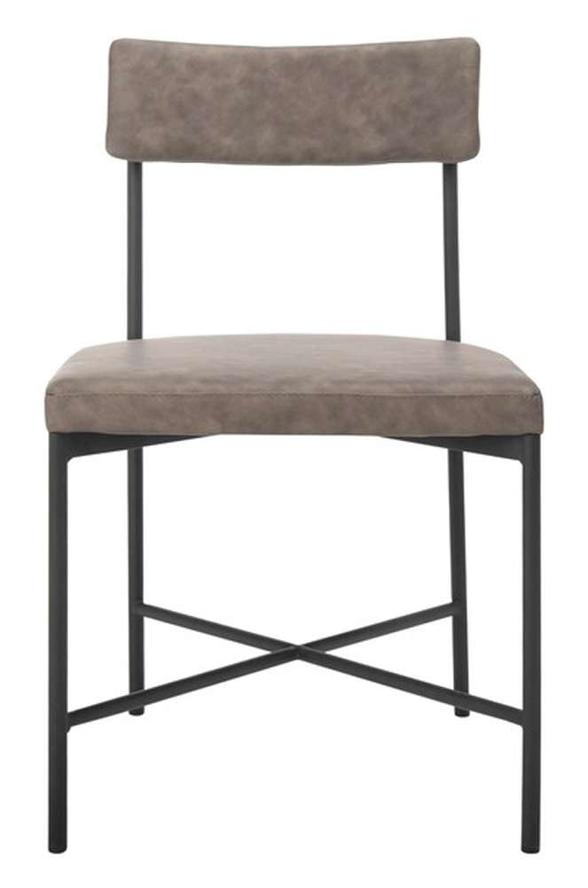 Safavieh - Archer Dining Chair - Grey - Black  (Set of 2) - DCH3004B-SET2 veiw 1