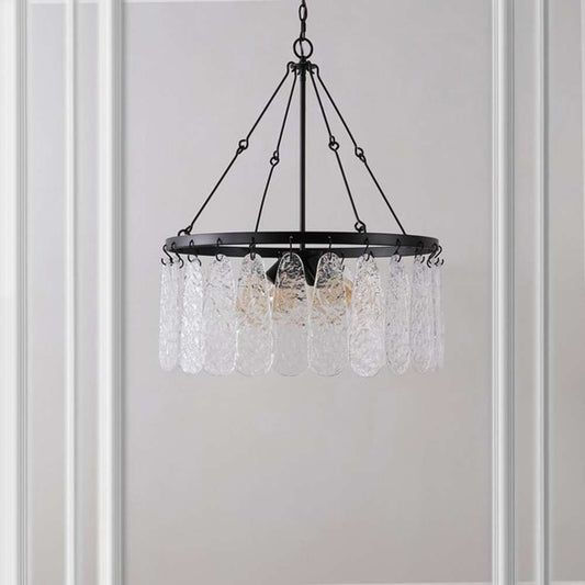 Safavieh - Aremythia 6Lt 25in Chandelier - Black - Clear - CHA4057A veiw 1