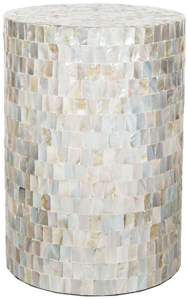 Safavieh - Ariel Sq Mosaic Round Stool - Multi - Blue - TRB1004A veiw 1