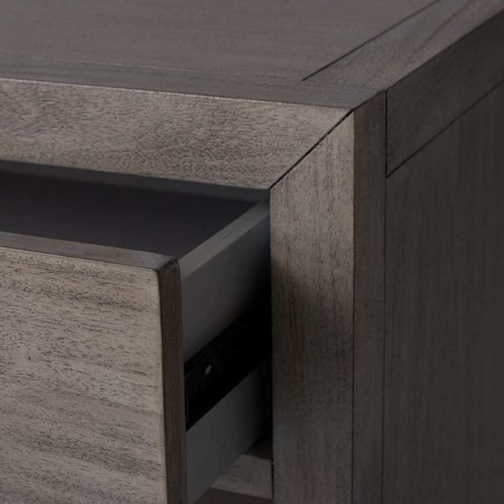 Safavieh - Couture - Ariella 1 Drawer Wd Nightstand - Light Grey - SFV7702C veiw 2