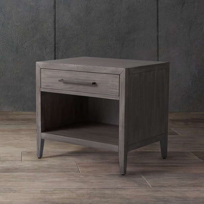 Safavieh - Couture - Ariella 1 Drawer Wd Nightstand - Light Grey - SFV7702C veiw 3
