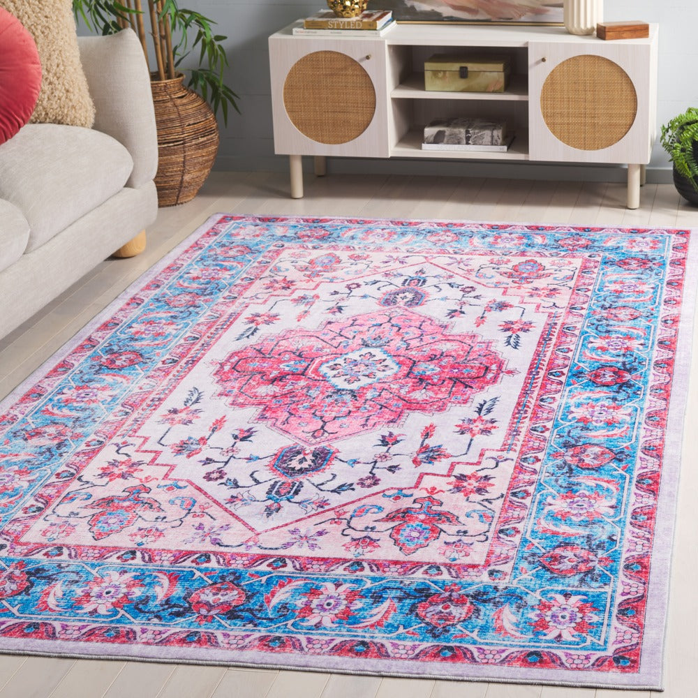 Safavieh - Arizona 314A Ivory / Light Blue - 5" X 7" - ARZ314A-57 view 2