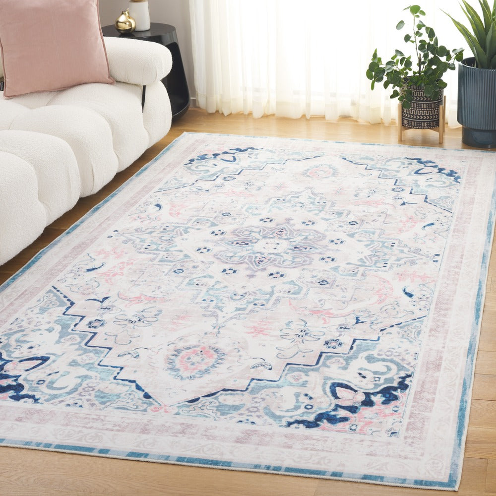 Safavieh - Arizona 324A Ivory Aqua - 10" X 14" - ARZ324A-10 view 2