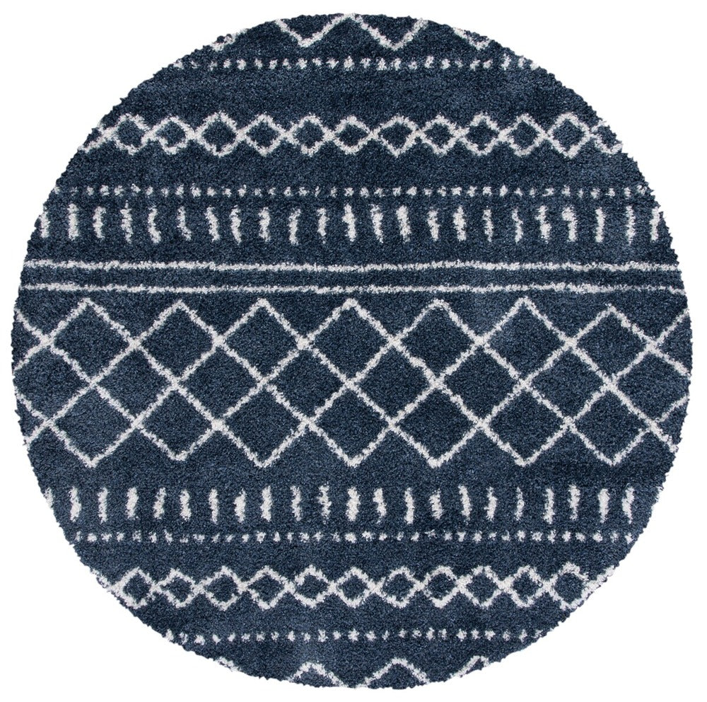 Safavieh - Arizona Shag 741L Slate Blue Ivory - 8