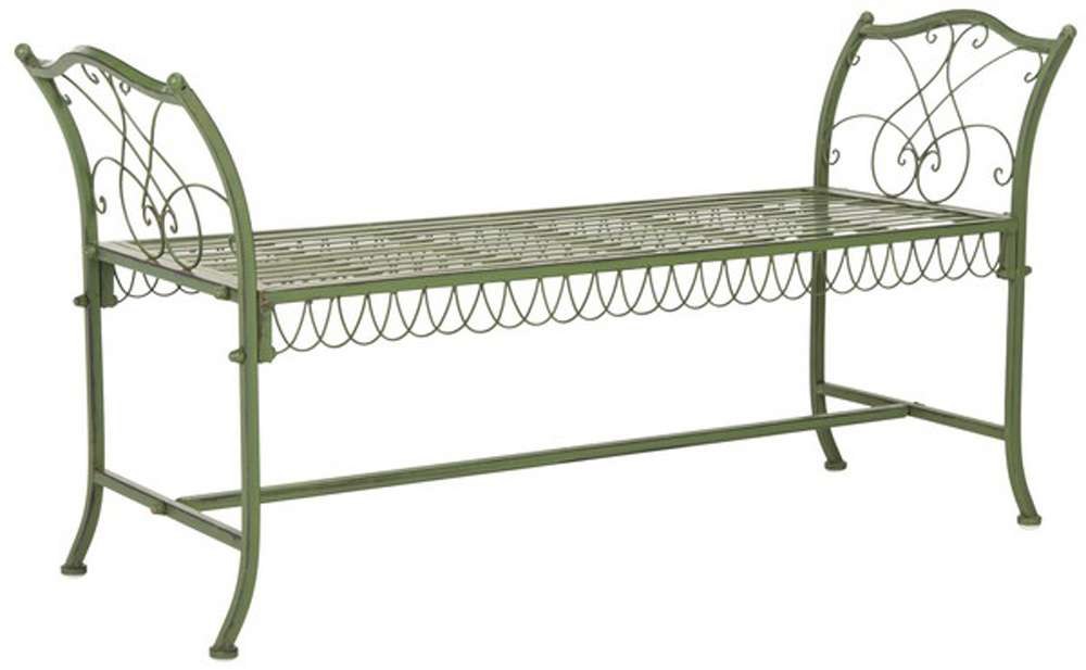 Safavieh - Arona Bench - Antique Green - PAT5015A veiw 3