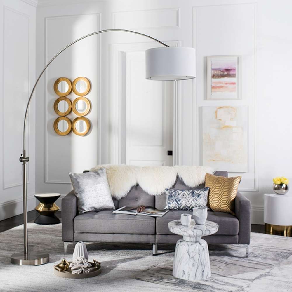 Safavieh - Ascella Arc Floor Lamp - Black - LIT4351A veiw 3