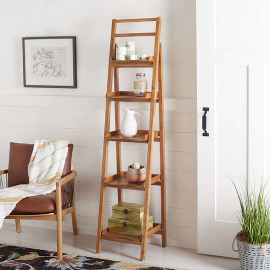 Safavieh - Asher Leaning Etagere - Oak - AMH6537D veiw 2