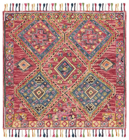 Safavieh - Aspen 111Q Red Blue - 3" X 3" - APN111Q-3SQ view 1
