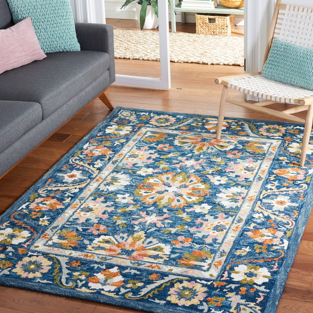 Safavieh - Aspen 129M Blue Green - 9" X 12" - APN129M-9 view 2