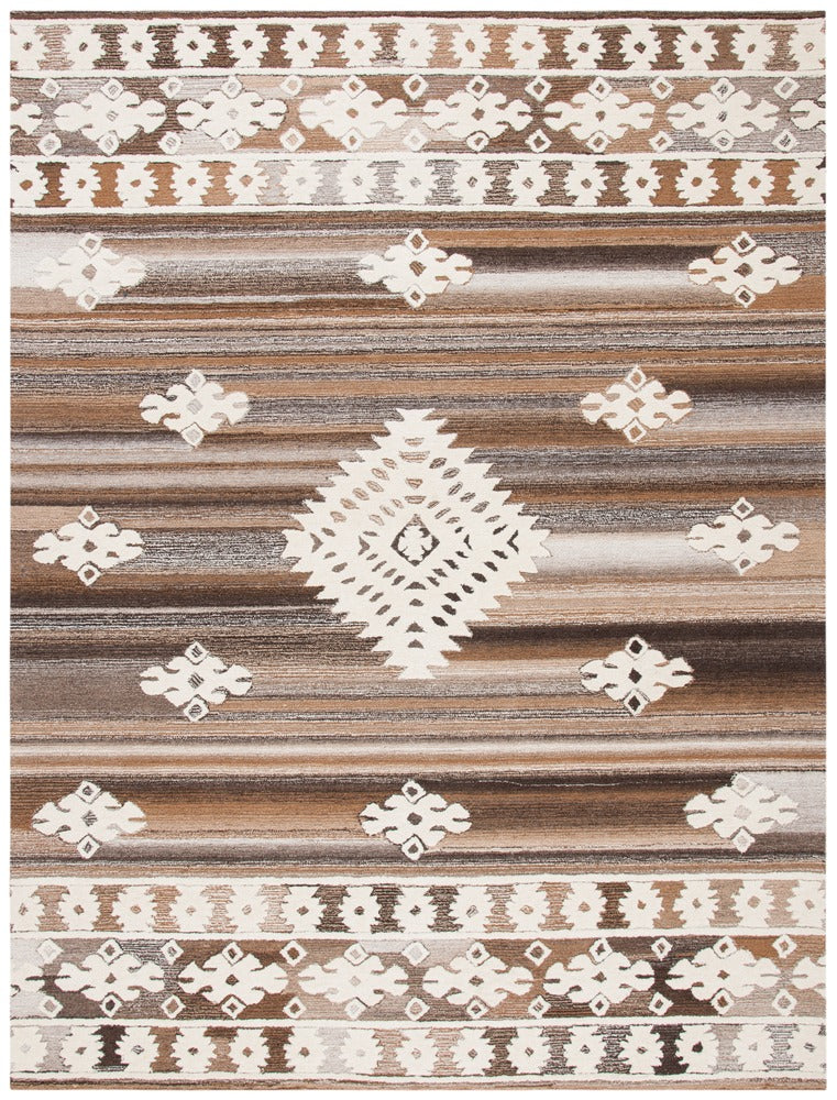 Safavieh - Aspen 550A Ivory Lt Brown - 10" X 14" - APN550A-10 view 1