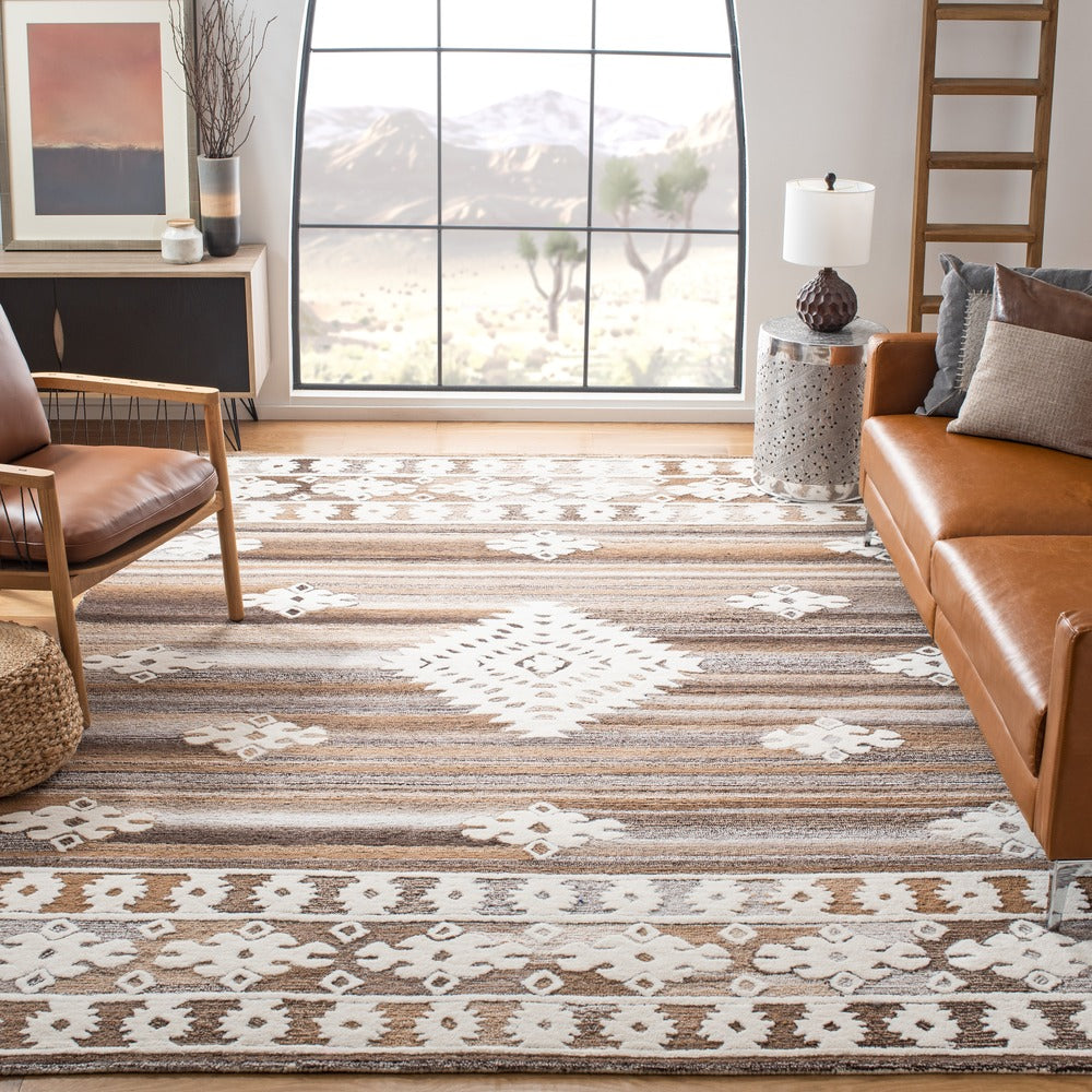 Safavieh - Aspen 550A Ivory Lt Brown - 2.3" X 5" - APN550A-25 view 2
