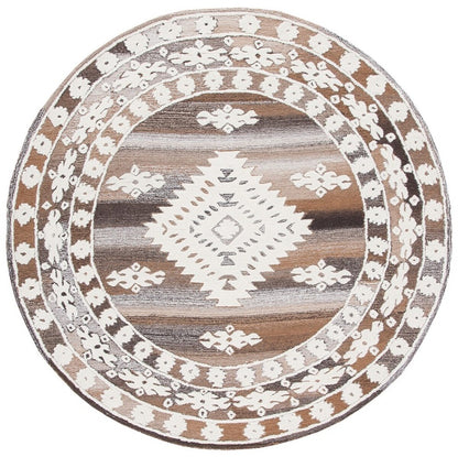 Safavieh - Aspen 550A Ivory Lt Brown - 5" X 5" - APN550A-5R view 1